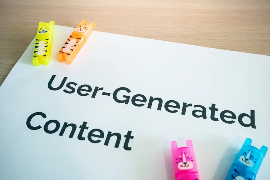 Content marketing planning materials illustrating customer engagement and retention strategy